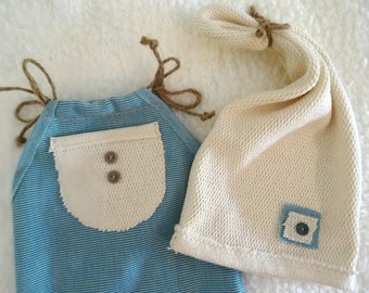 Baby Photography Outfit Baby Boy Bodysuit hat Set Newborn Photo Shoot Baby Boy Clothes Baby Photo Props