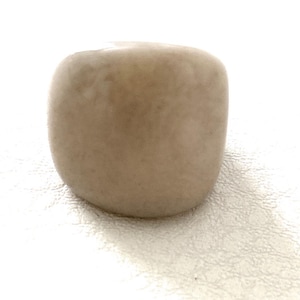 Gray Tagua Nut Ring TAG804,  Eco-Friendly Tagua Ring in Gray