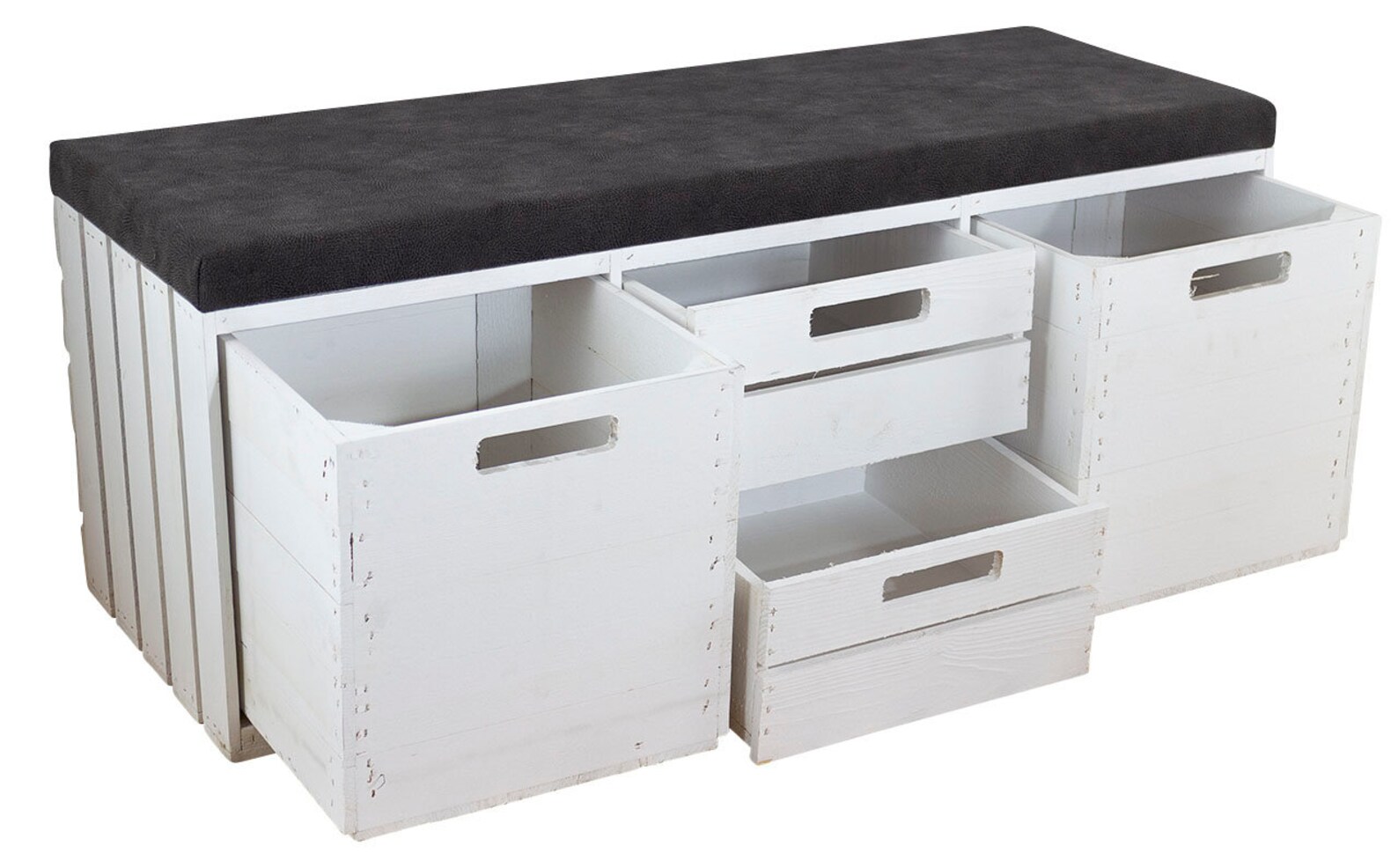 Küchenbank weiß 2 Kallax Kisten 2 Fächer inkl. Sitzpolster | Etsy