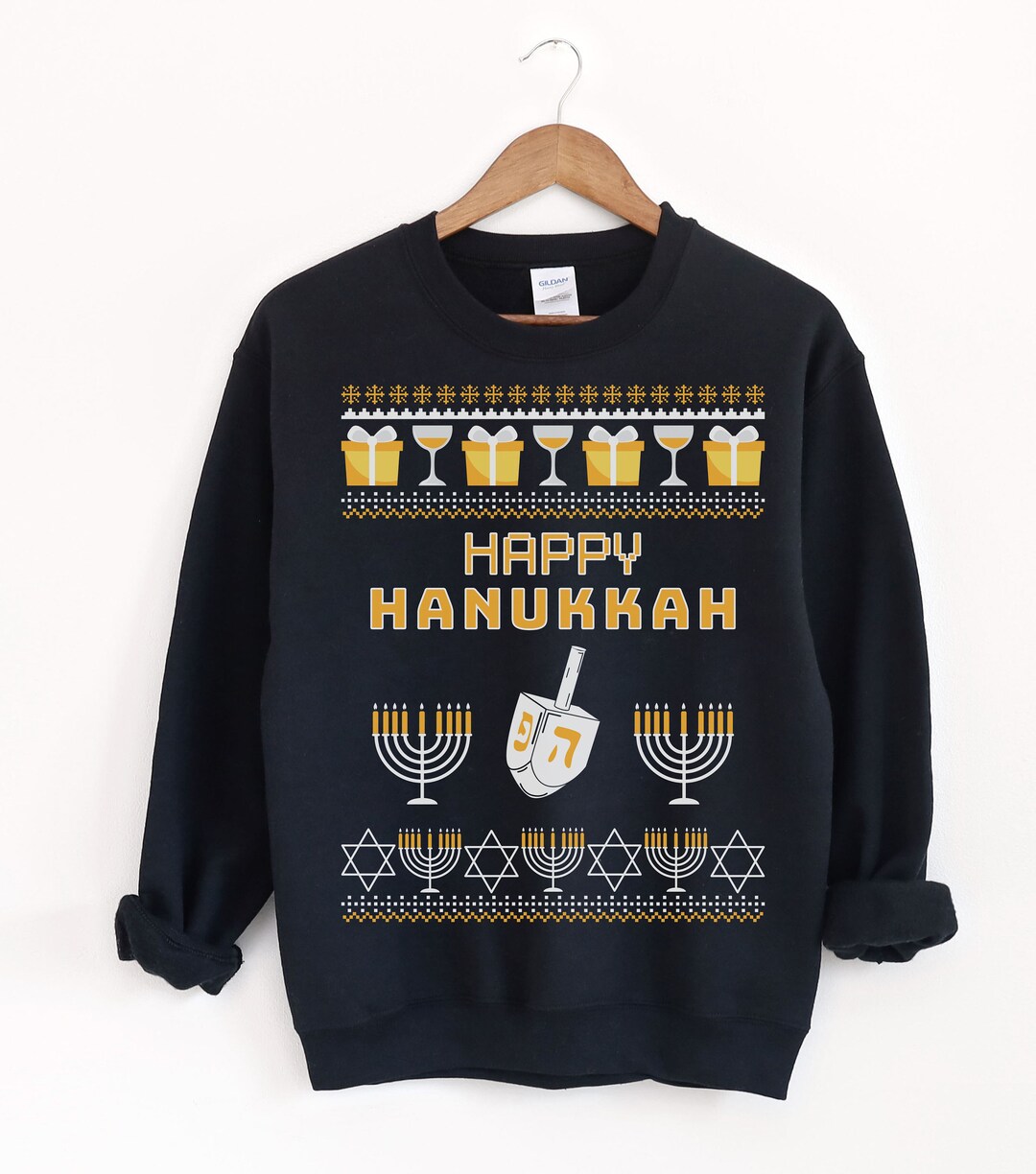 Funny Ugly Hanukkah Chanukah Sweater Tshirts Sweatshirts - Etsy