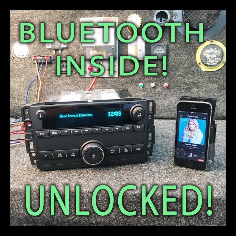 Chevy GM GMC BLUETOOTH Unlocked Satellite Radio Stereo Etsy