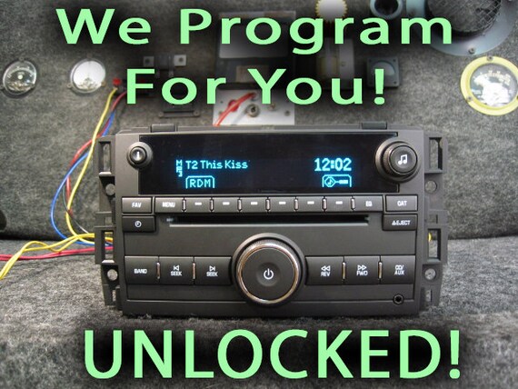 Chevy Gmc Unlocked Cd Disc Sat Xm Mp3 Aux Radio Stereo Yukon Etsy