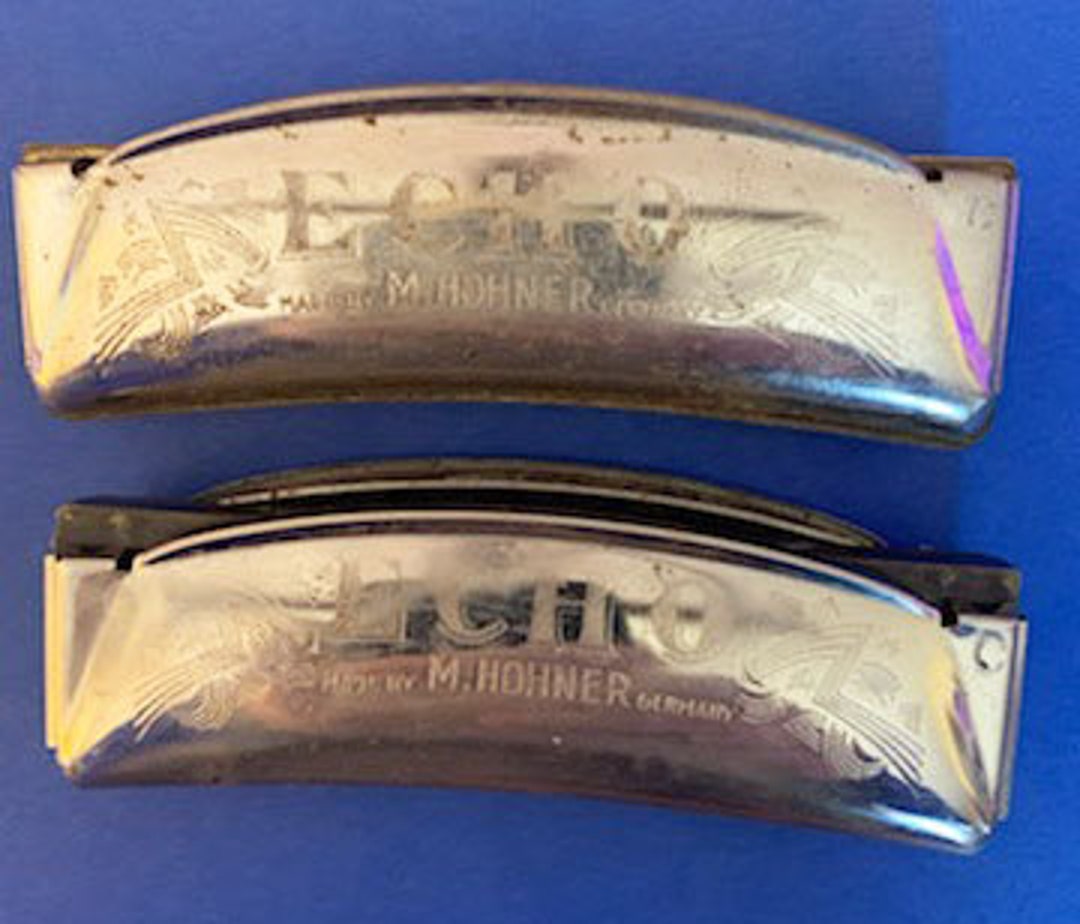 Echo Harmonicas 2 Curved 1937 Germany M. Hohner Etsy