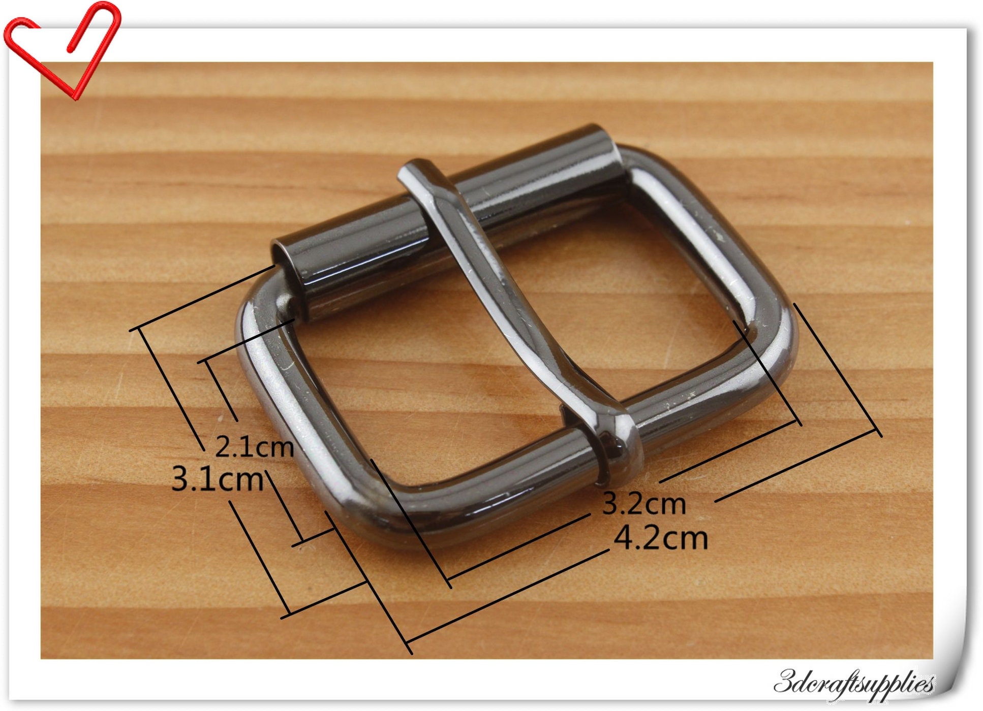 1 1/4 inch gunmetal roller belt Buckles 8pcs U193 Etsy