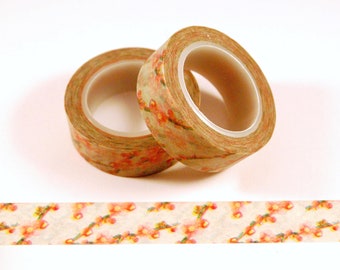 Washi Tape "Blumen Vintage", Masking Tape, Flowers, Blumen, Filofax, Planner, Scrapbooking, Bullet Journal, Klebeband