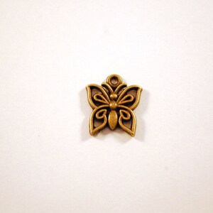 Charm Bronze Schmetterling Bild 1