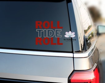 Roll Tide Roll decal - car decal