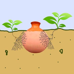 Olla, Garden Watering, Automatic Watering System, Self Water, Ollas, Plant water, Oya, Gardening