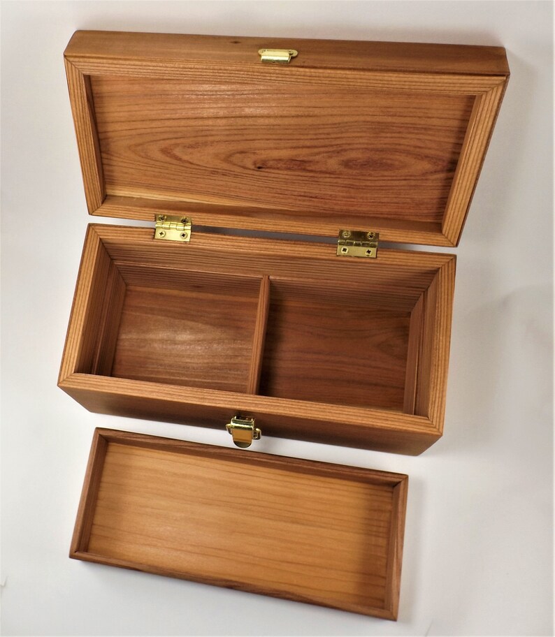 Handmade Jewelry Box Handcrafted Redwood Box Etsy