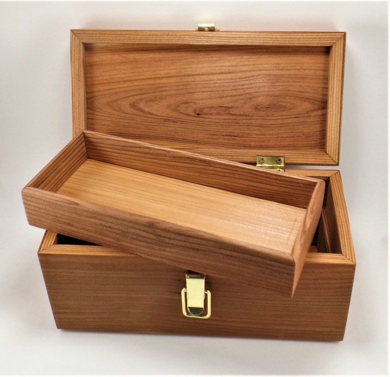 Handmade Jewelry Box Handcrafted Redwood Box Etsy