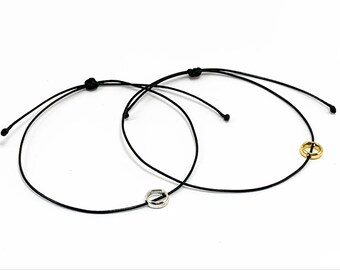 Circle Friendship Bracelet (silver)