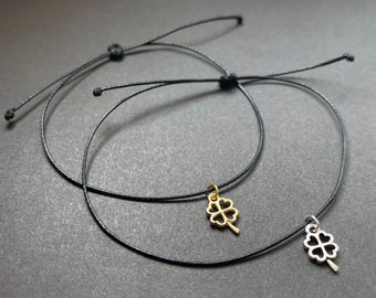 Lucky Bracelet Cloverleaf (silver)