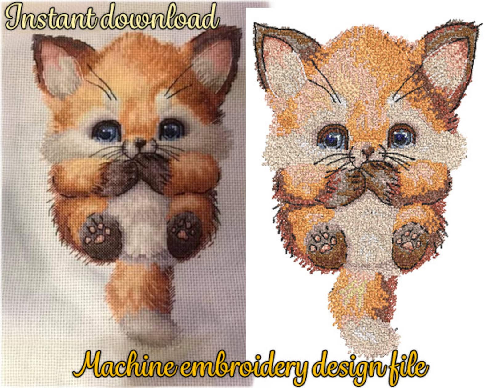Baby Fox Embroidery Baby Fox Embroidery