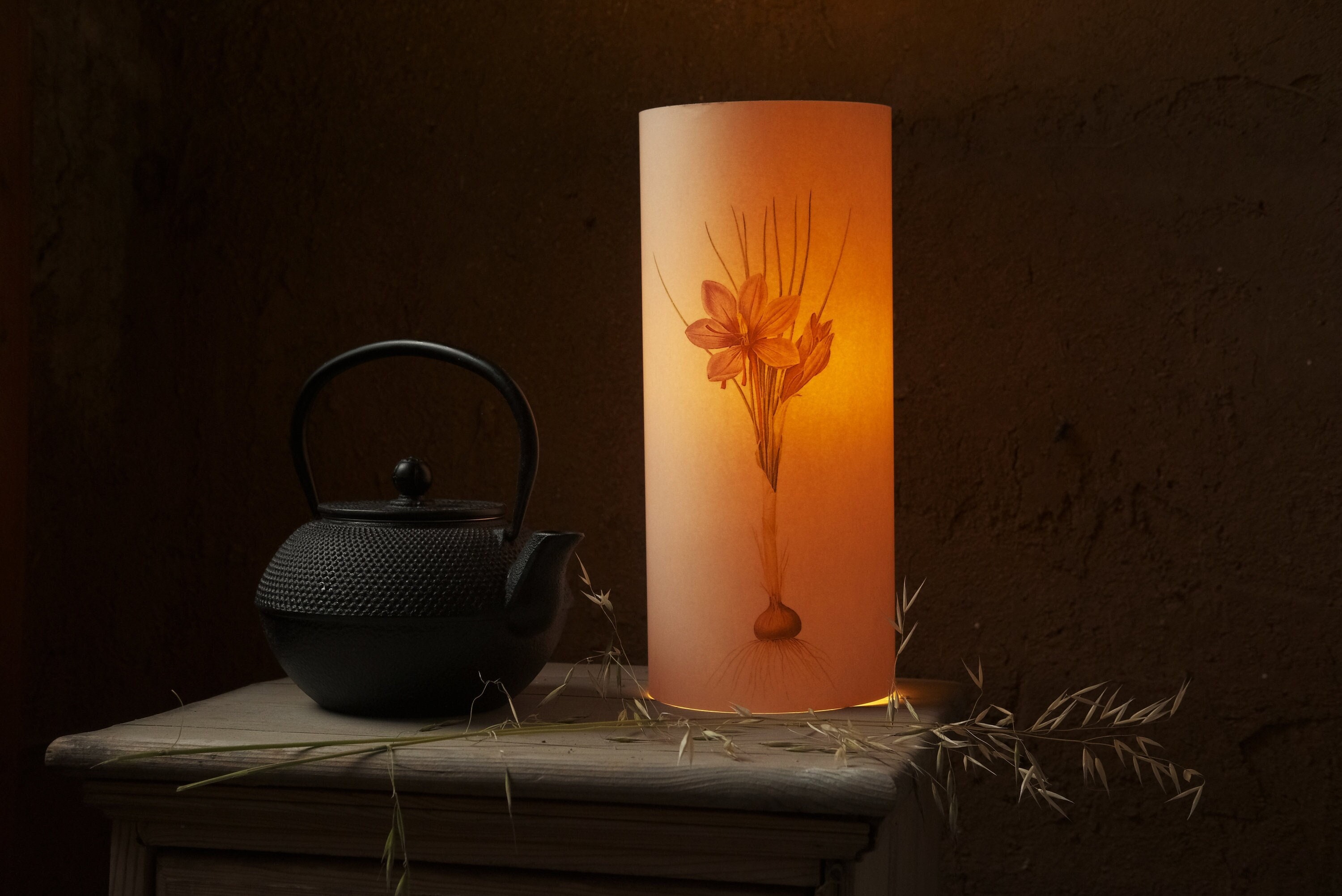Tischlampe im Shoji-Stil, handgefertigte Tischlampe aus Holz, Lampe im  japanischen Stil aus Italien, Lampe aus Holz und Reispapier - .de