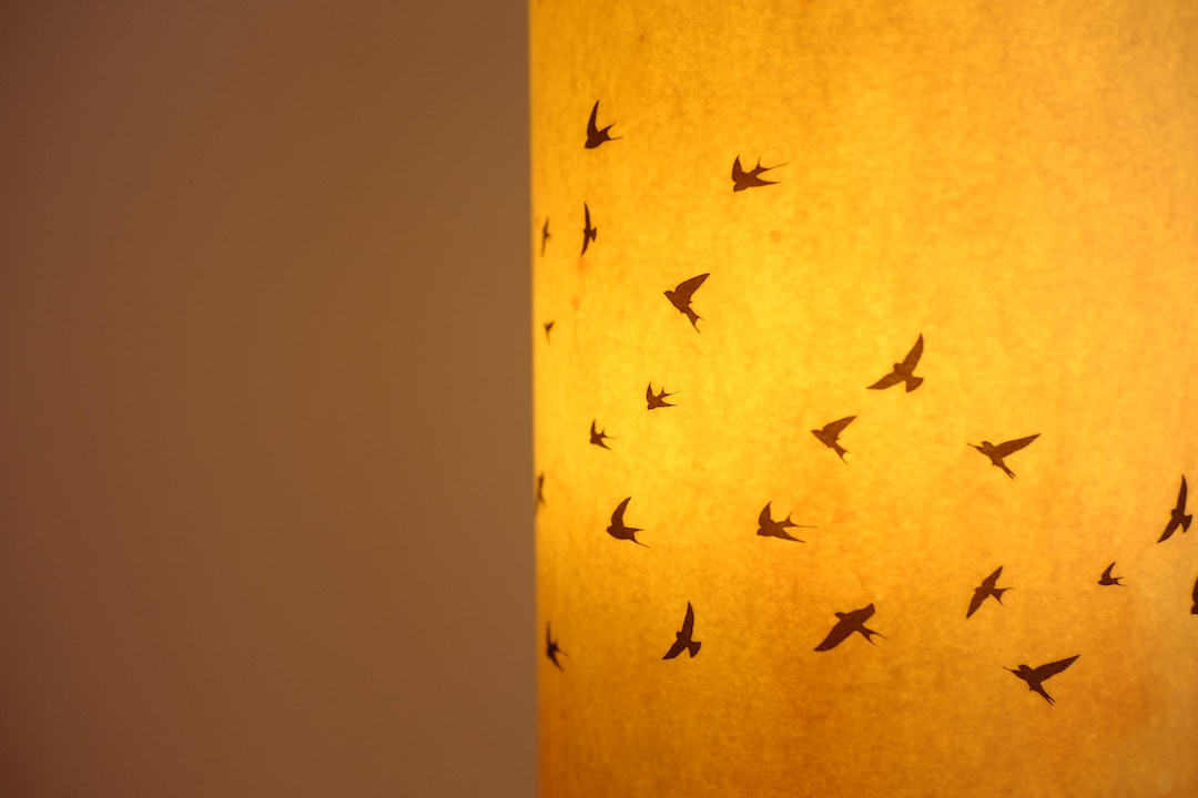 Birds Lamp, Desk Lamp, Birds Lovers Gift, Table Lamp, Animal Lampshade