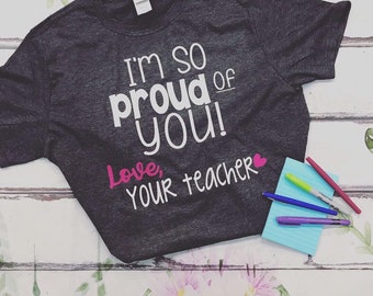 Proud Teacher T-Shirt: End of Year Testing Season Message
