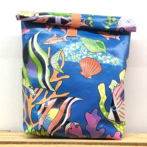 Lunchbag mit Klettband, Aquarium Bild 1