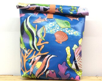 Lunchbag with Velcro, Aquarium