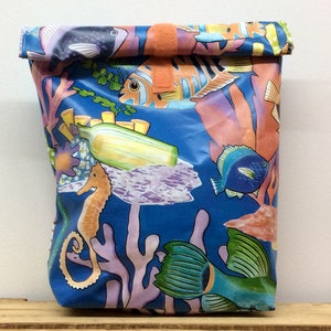 Lunchbag mit Klettband, Aquarium Bild 2