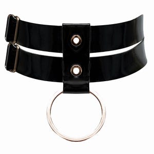 LadyBoss patent leather choker