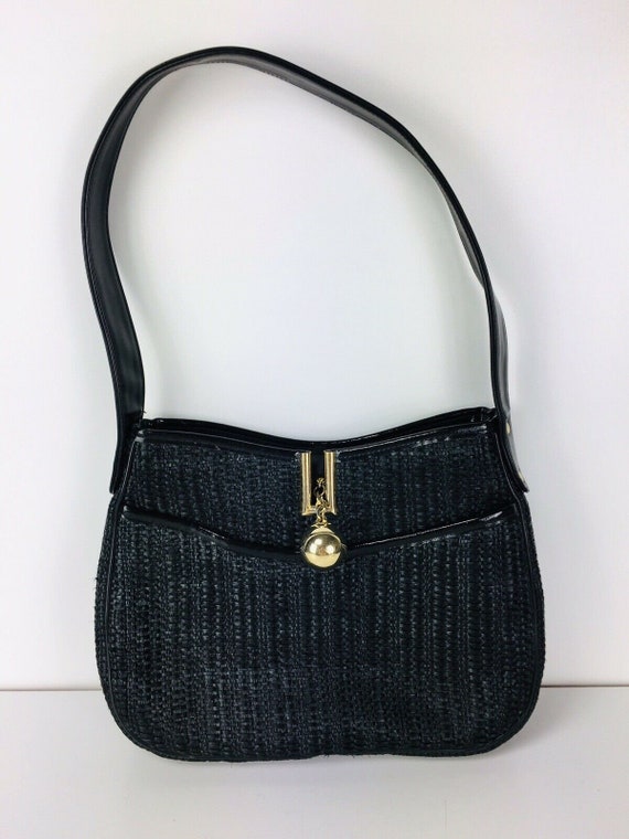 Vintage 50's/60's Morris Moskowitz Black Woven Raf
