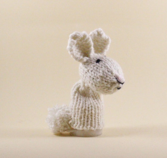 rabbit finger puppet
