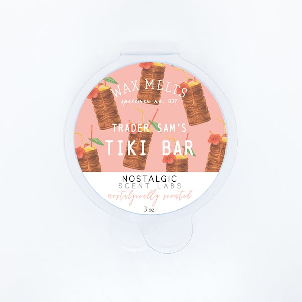 Trader Sam's TIKI BAR | 3 oz. Wax Melts | Candle | Disney Parks & Resort Inspired | Nostalgically Scented | USA Made
