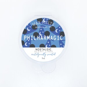 PHILHARMAGIC | 3 oz. Wax Melts | Candle | Disney Parks & Resort Inspired | Nostalgically Scented | USA Made