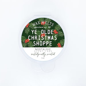 Ye Olde Christmas Shoppe | 3 oz. Wax Melts | Candle | Disney Parks & Resort Inspired | Nostalgically Scented | USA Made