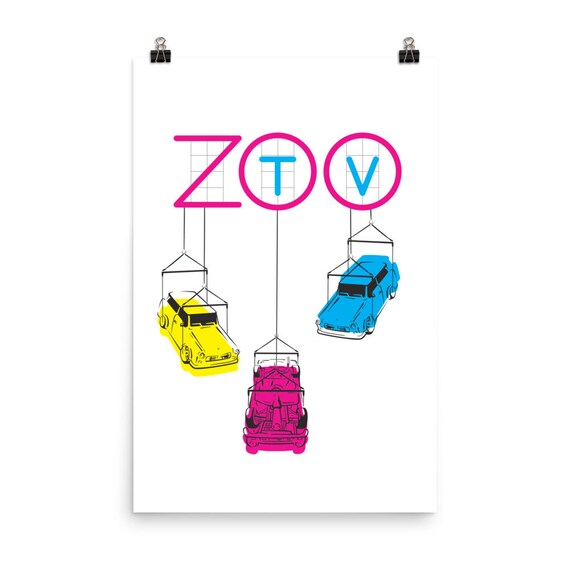 U2 Zoo TV Trabant Poster - Etsy