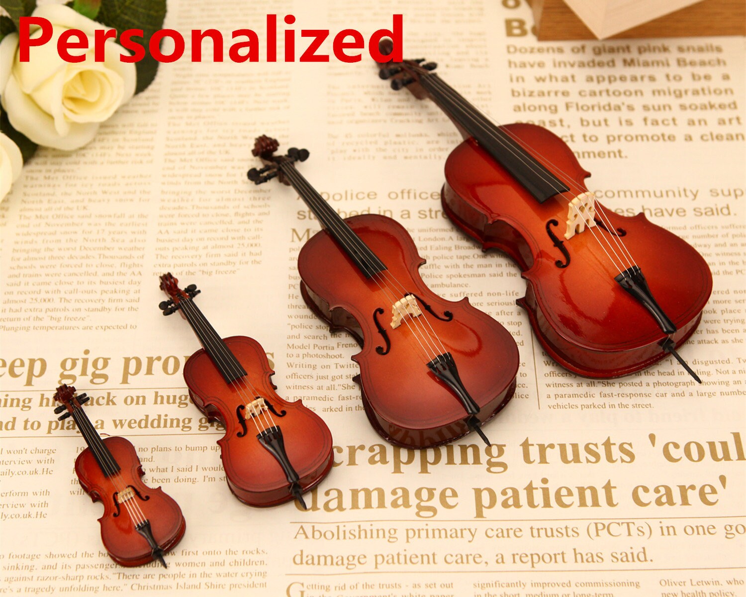 Bow and Case HERCHR Wood Miniature Cello Mini Cello Replica with Stand Musical Instrument Dollhouse Model for Home Decoration 