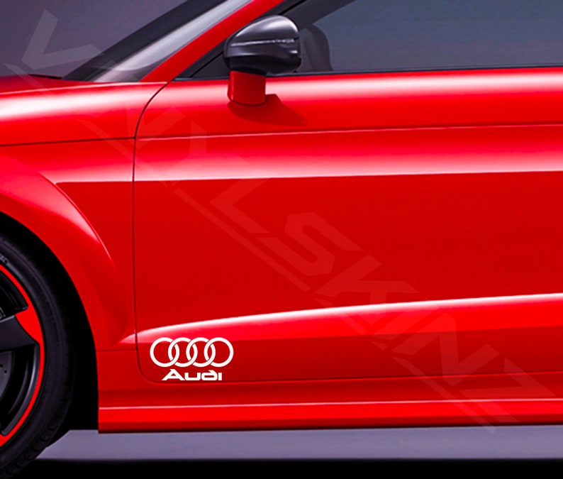 Audi RS3 Premium Qualité!! 10 ans cast vinyl decals autocollants x 4
