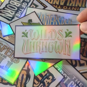 Large Holographic Binder Stickers Vinyl: Lorcana TCG First Chapter to Attack Mouse Set image 10