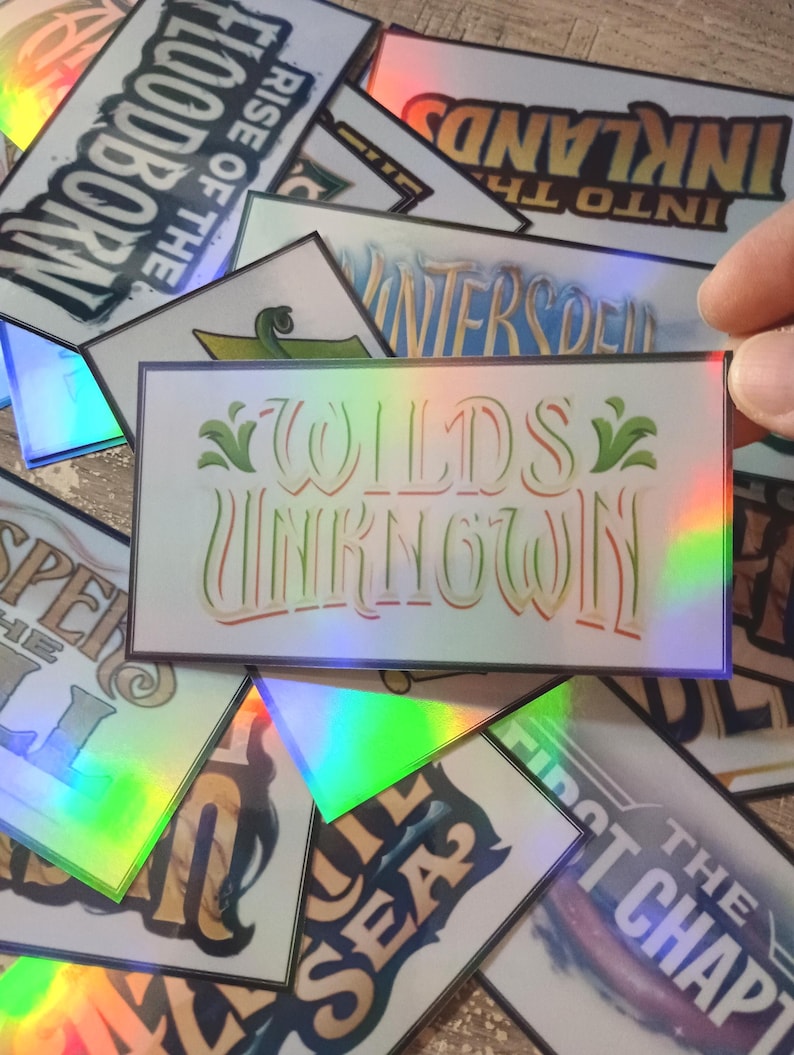 Large Holographic Binder Stickers Vinyl: Lorcana TCG First Chapter to Attack Mouse Set image 10