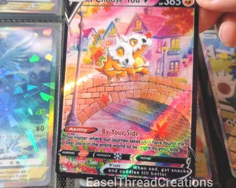 Cubone English Gem Pack Card Proxy: Full Art Holographic Collector Keepsake