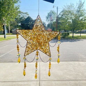 Gold Star Suncatcher