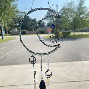 Evil Eye Moon Suncatcher