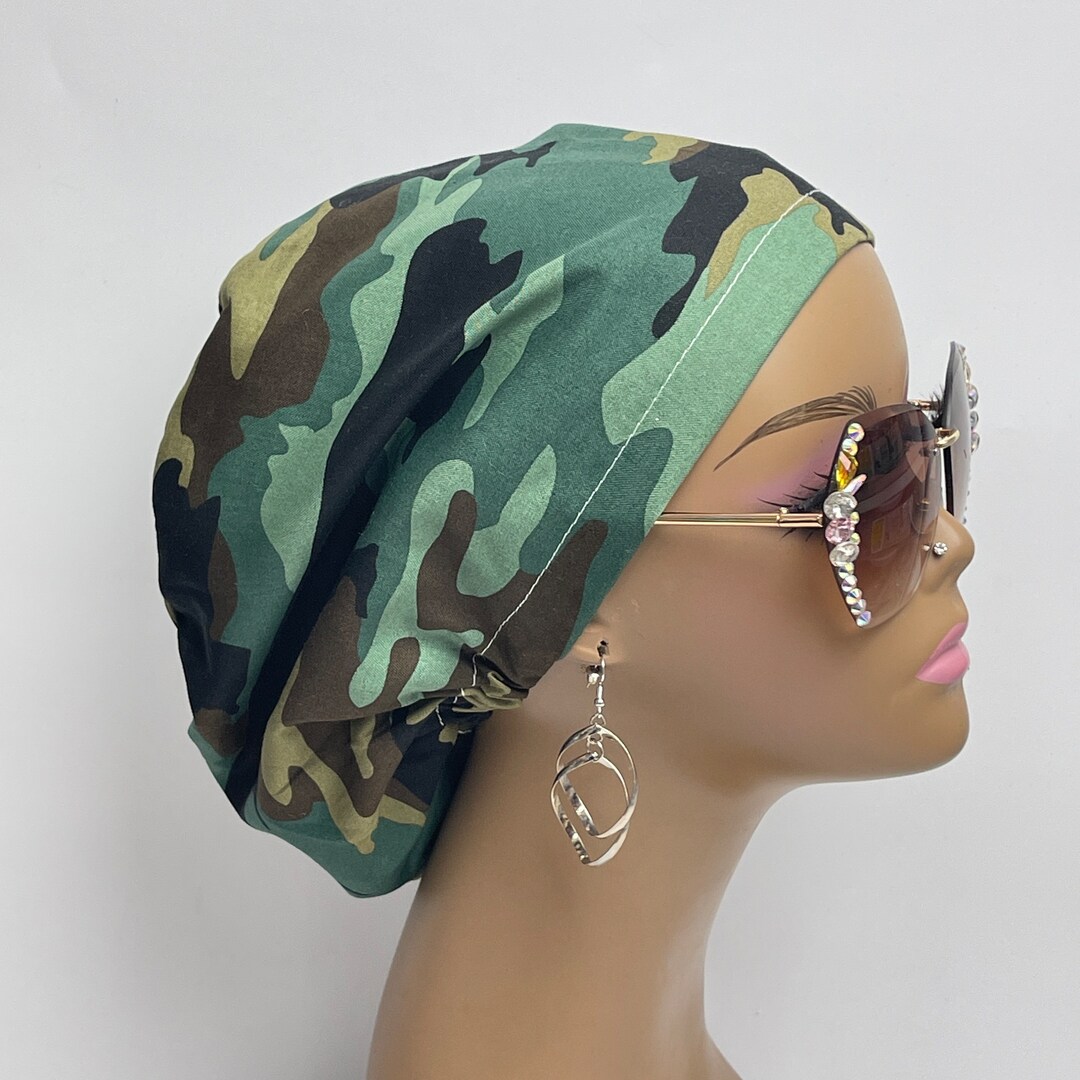Satin Lined SCRUB HAT CAP, Earth Colors Europe Euro Style Nursing Caps ...