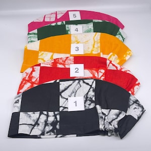 Ankara Surgical Scrub Cap: African Print Nursing Hat