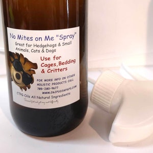Hedgehog & Guinea Pig Safe Spray for No mites on me  Jumbo size 14oz/ Super Jumbo 30oz