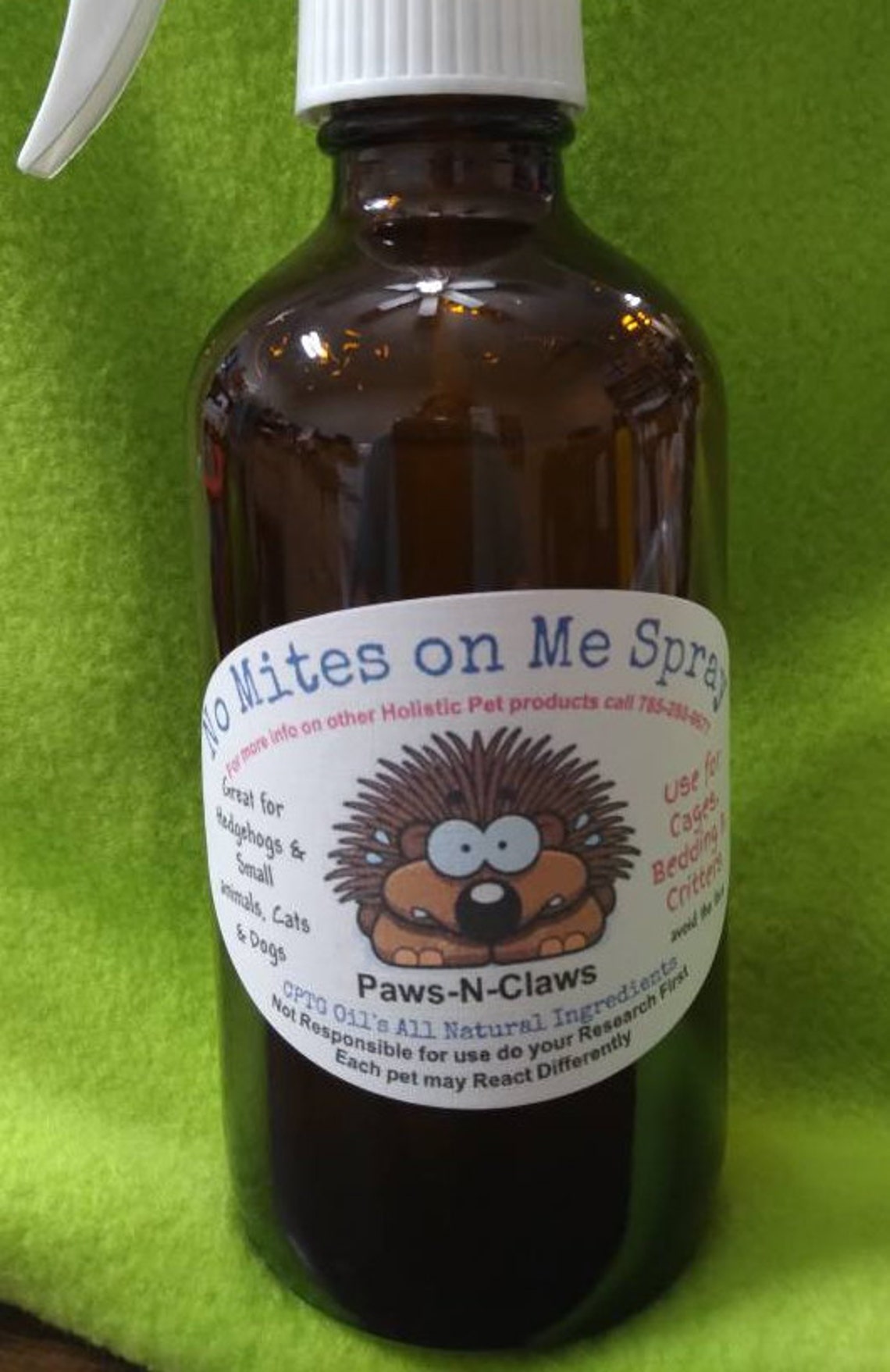 Hedgehog & Guinea Pig Safe Spray for No Mites on Me Jumbo Size Etsy