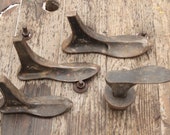 Vintage Shoemaker Anvil Set Cobbler Tool Shoe Mold Anvil Metal Cast Iron Shoe Stand Workshop Decor Leather Work Shoemaking Craft Leatherwork