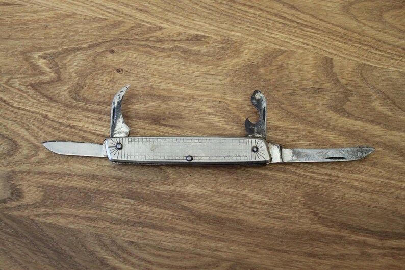 Vintage Soviet Pocket Knife Titan. Folding Knife for Etsy