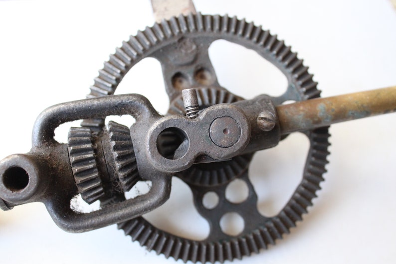 Vintage Mechanic Hand Drill Woodworking Metalworking Tool Etsy