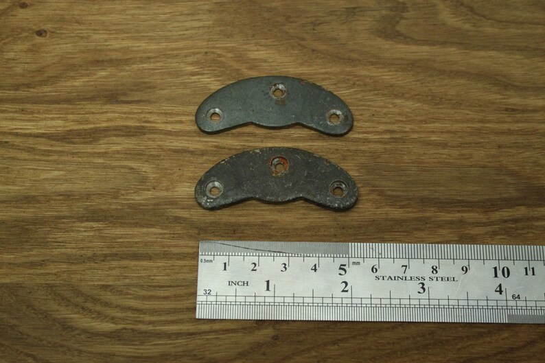 Pair of vintage metal taps. Shoes boots heels protectors. Etsy