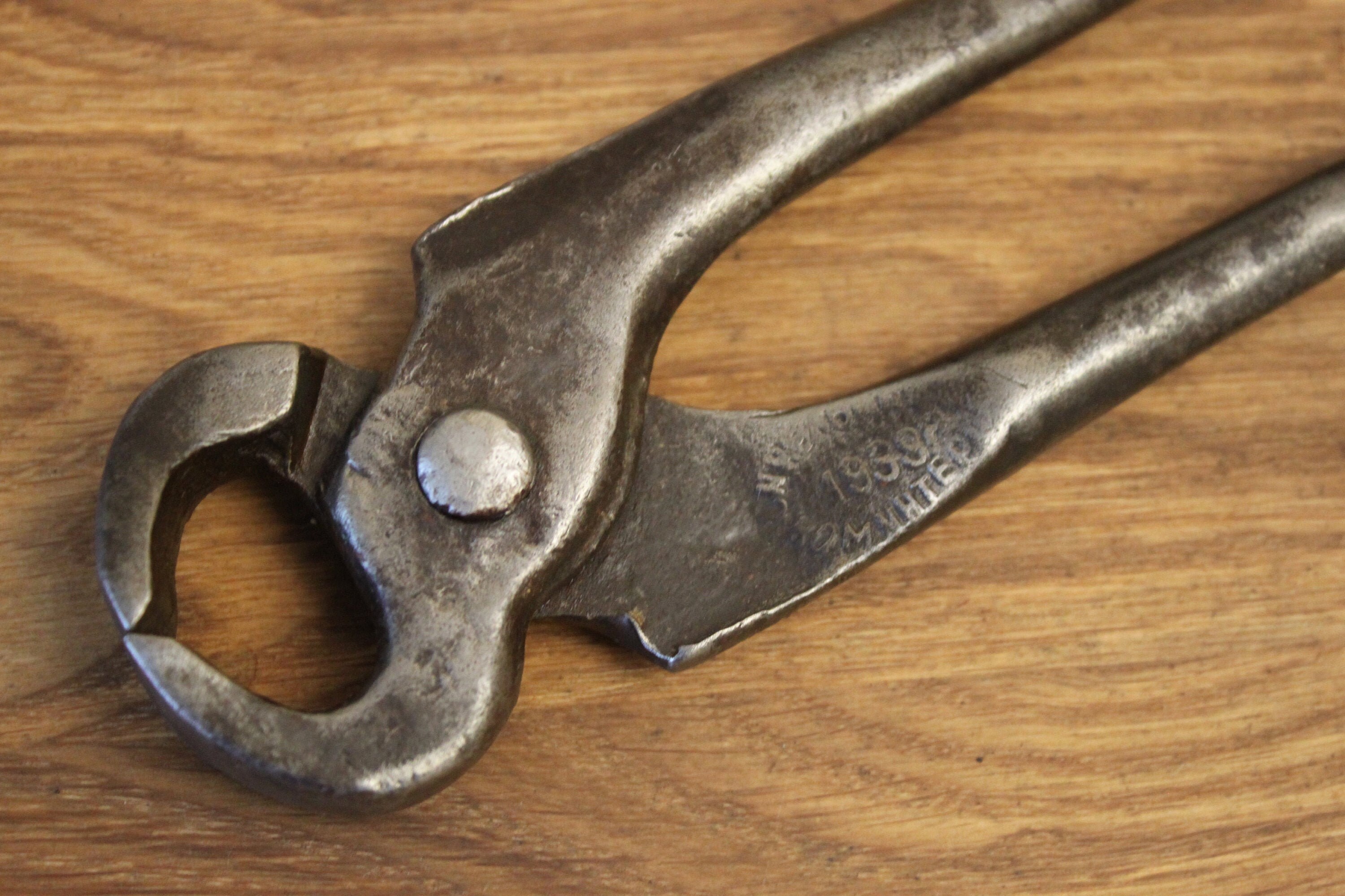 Antique 1939 Blacksmith Tongs Vintage Soviet Tongs Vintage Etsy