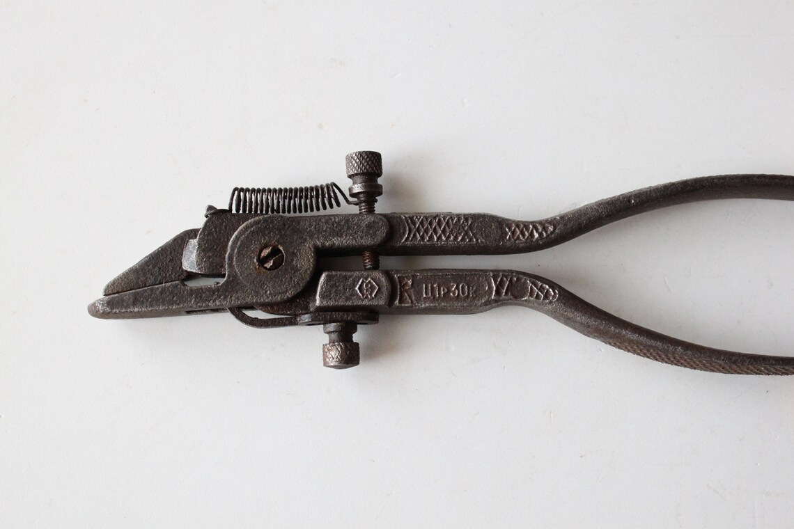Vintage Soviet saw tooth setting tool. Saw Set Pliers. Antique Etsy
