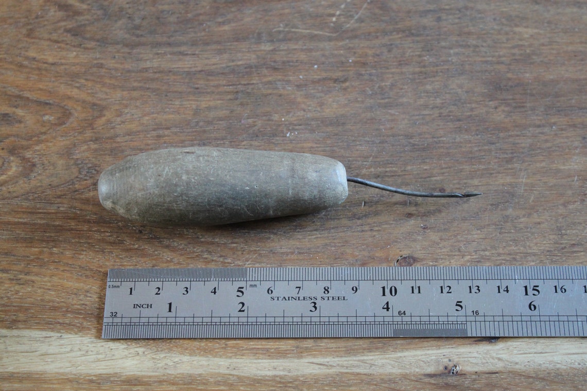 Shoemaker Awl Vintage Tool Leather Sharp Hook Leathermaker Etsy