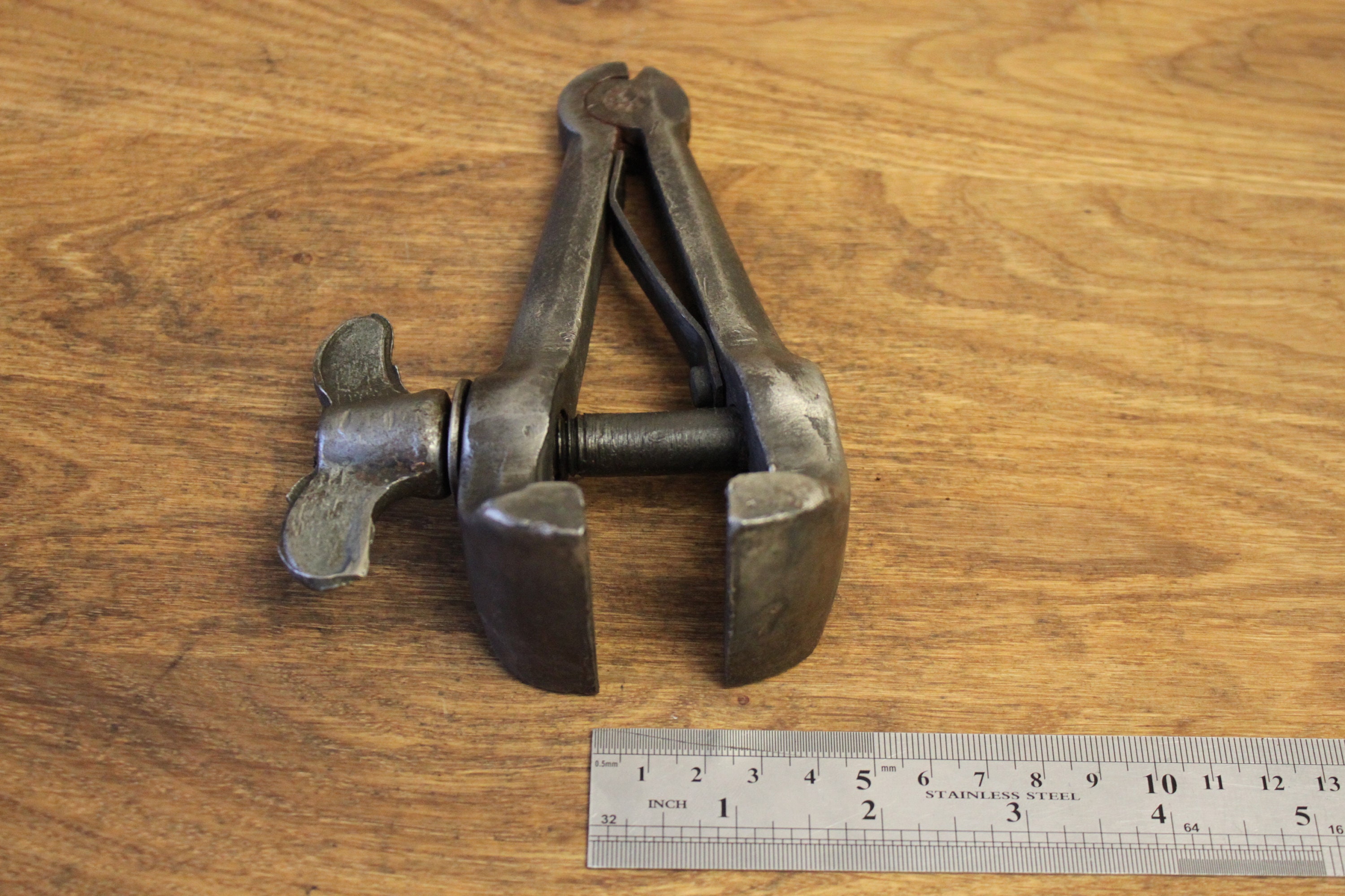 Vintage Antique Vice Clamp Industrial Iron Blacksmith Jewellry Etsy