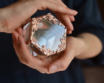 Engagement Ring Box, Glass ring box, Wedding Ring Box, Proposal ring box, Glass Jewelry Box, Glass ring holder